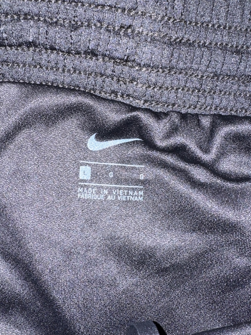 NWT: Nike Women’s Black Athletic Shorts with White Swoosh - Picture 3 of 5